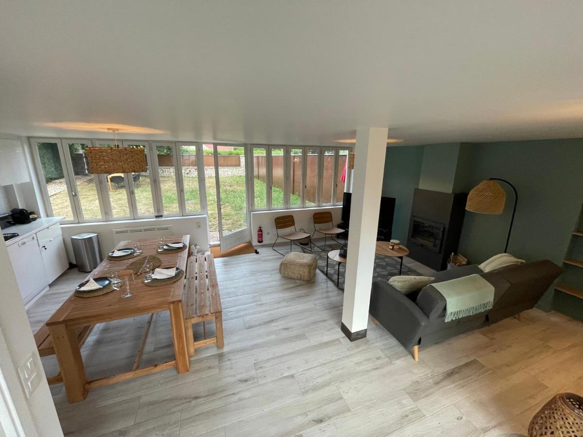 Maison De Campagne Entierement Climatisee Avec Grand Jardin Villa Pressagny-lʼOrgeuilleux Dış mekan fotoğraf
